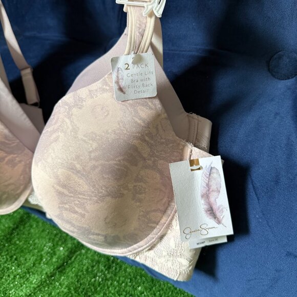Jessica Simpson Lifting Comfort Molded w/Lace 2 Pack Underwire Bra Size 40D NEW - Picture 2 of 11